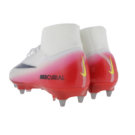 Nike Air Zoom Mercurial Superfly 10 Elite SG-Pro rouge blanc