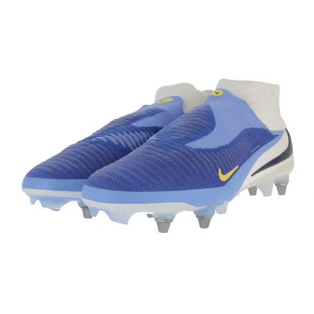Nike Phantom 6 montante Elite SG-Pro bleu blanc
