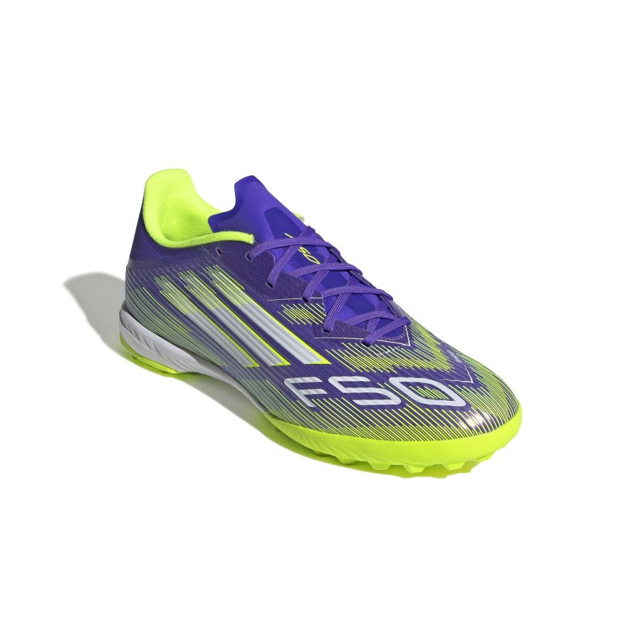 adidas F50 League Turf violet jaune