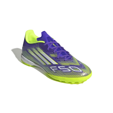 adidas F50 League Turf violet jaune