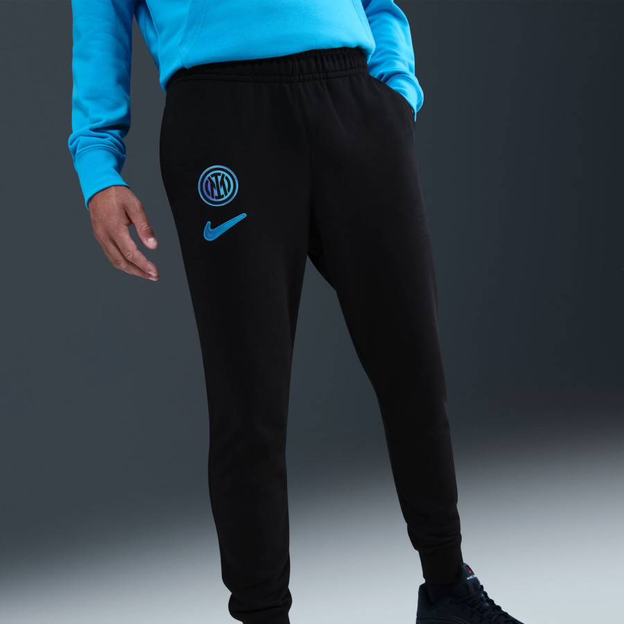Pantalon survêtement Inter Milan molleton noir bleu