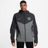 Veste survêtement PSG Tech Woven noir gris