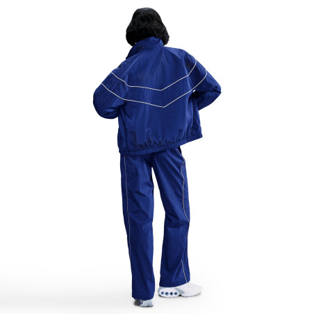 Veste survêtement Femme Equipe de France woven bleu