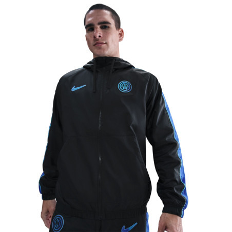 Ensemble survêtement Inter Milan woven noir bleu