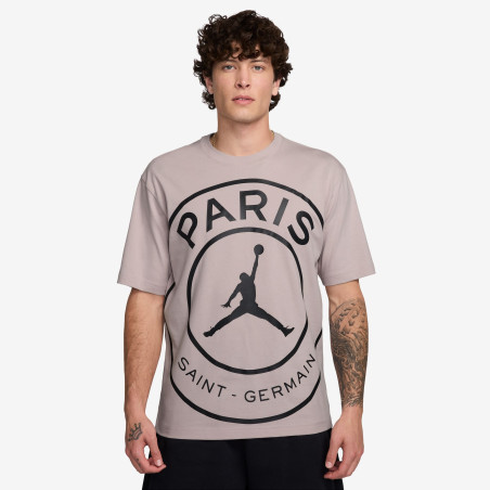 T-shirt PSG x Jordan beige noir