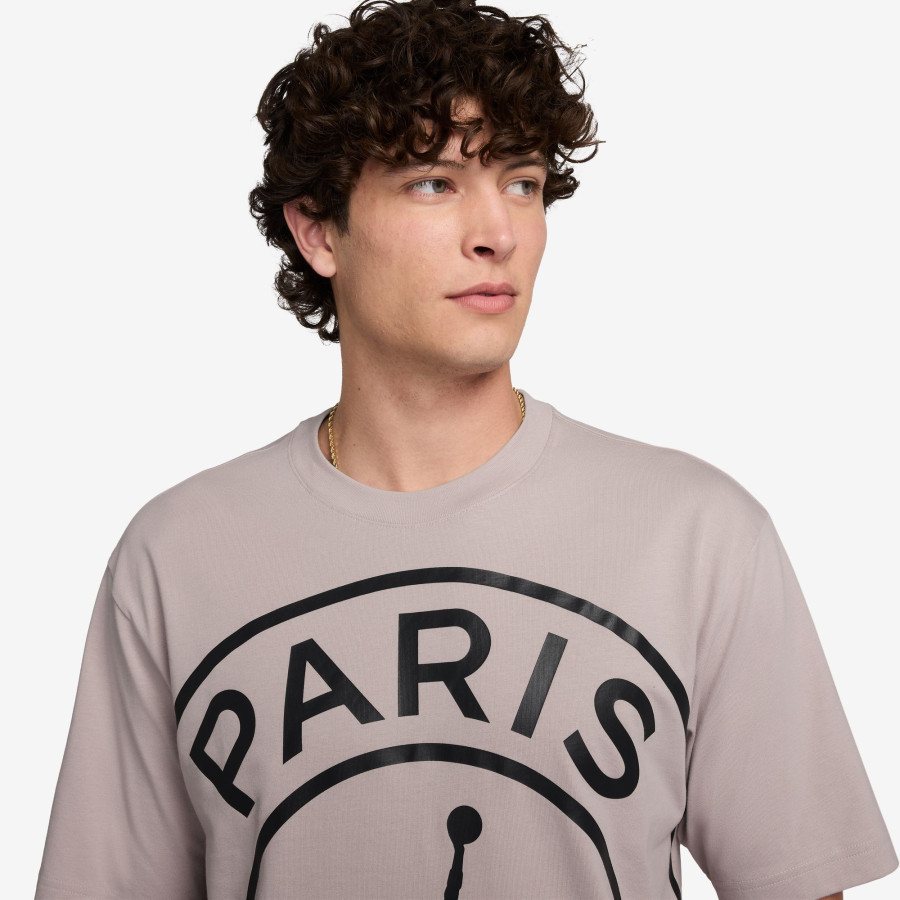 T-shirt PSG x Jordan beige noir