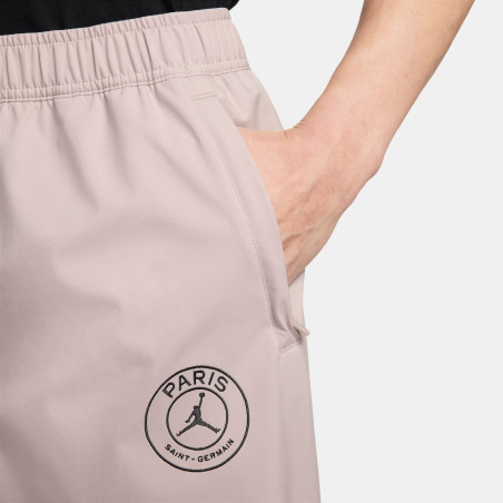 Pantalon survêtement PSG x Jordan woven rose noir