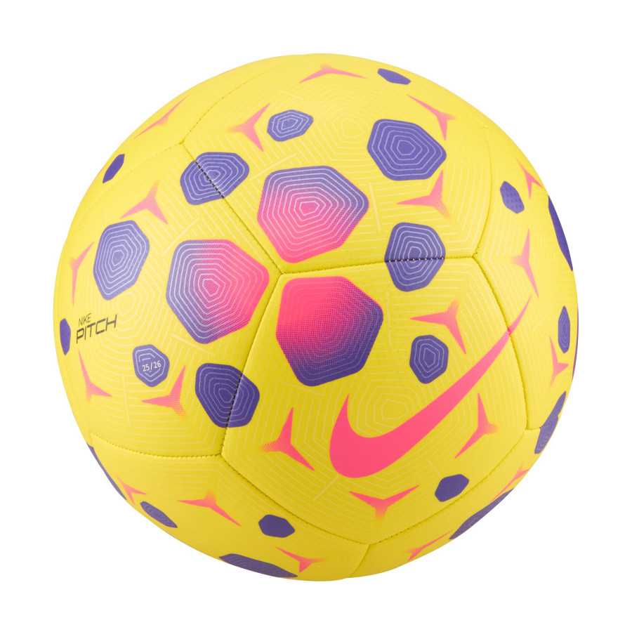 Ballon Nike Pitch jaune violet