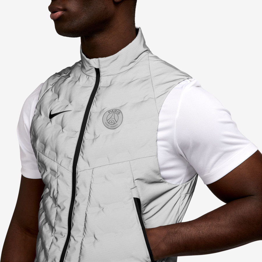 Doudoune sans manches PSG gris