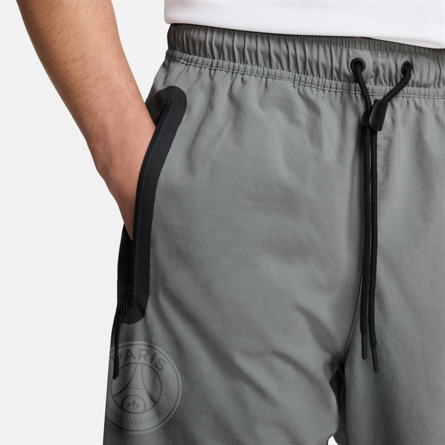 Pantalon survêtement PSG Tech Woven gris
