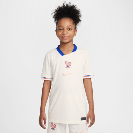 Maillot junior Femme Equipe de France extérieur 2025