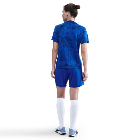 Maillot avant match Femme Equipe de France Academy bleu