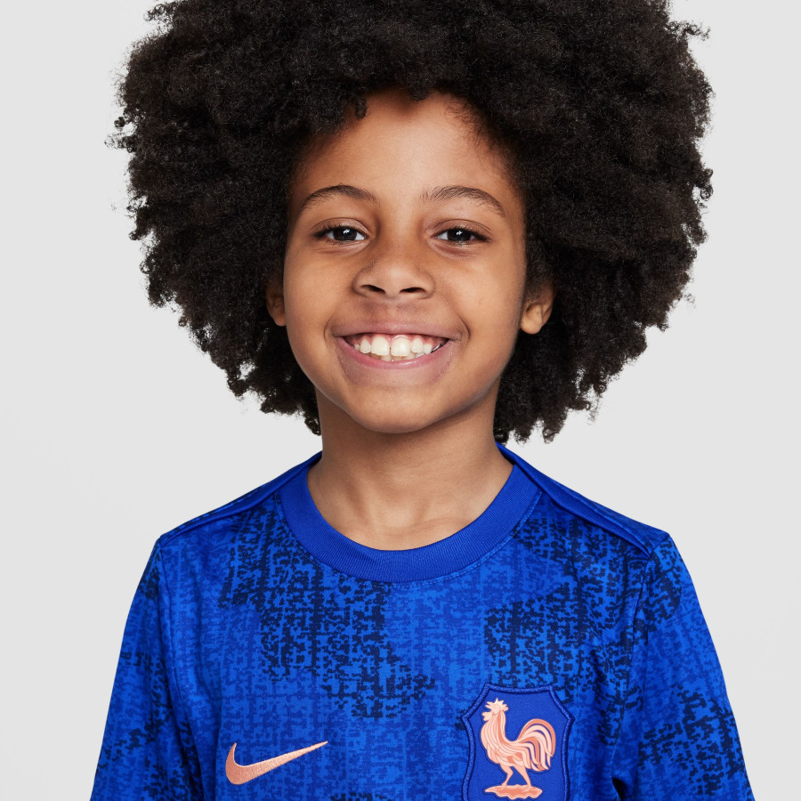 Maillot avant match junior Equipe de France Academy bleu