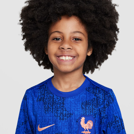 Maillot avant match junior Equipe de France Academy bleu