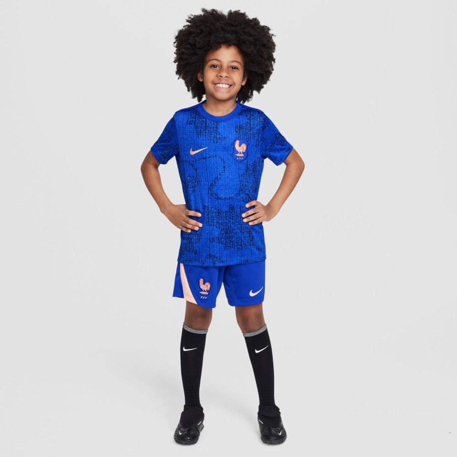 Maillot avant match junior Equipe de France Academy bleu