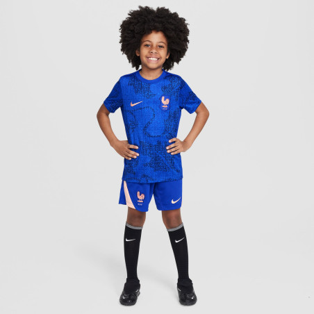 Maillot avant match junior Equipe de France Academy bleu