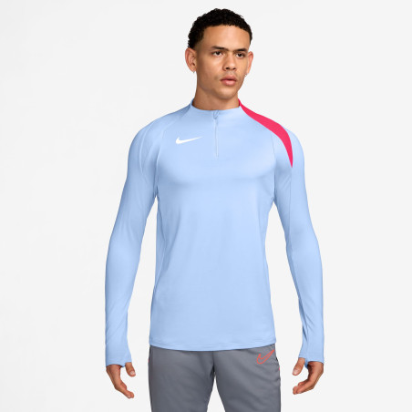 Sweat zippé Nike Strike T90 bleu rouge