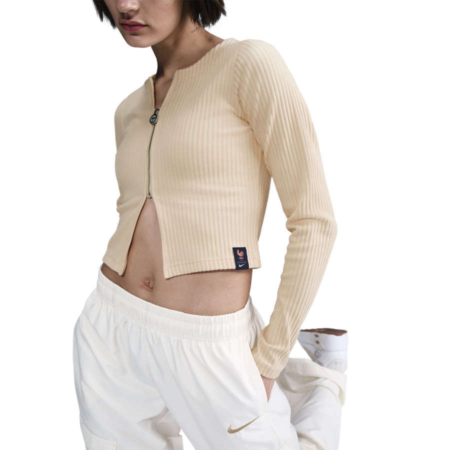 Cardigan Femme Equipe de France beige