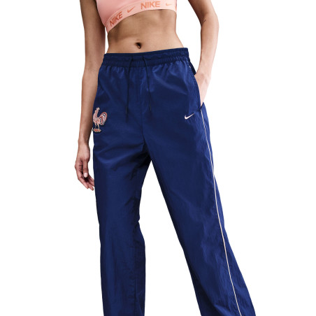 Pantalon survêtement Femme Equipe de France woven bleu