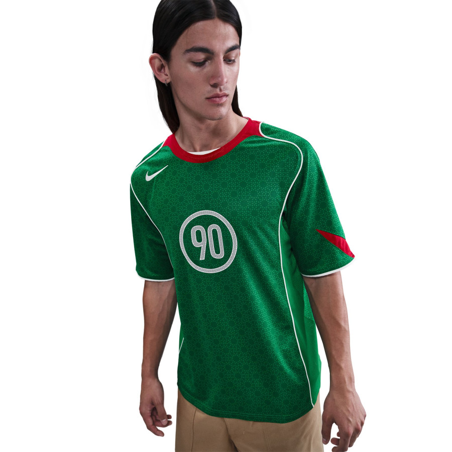 Maillot Nike T90 vert rouge