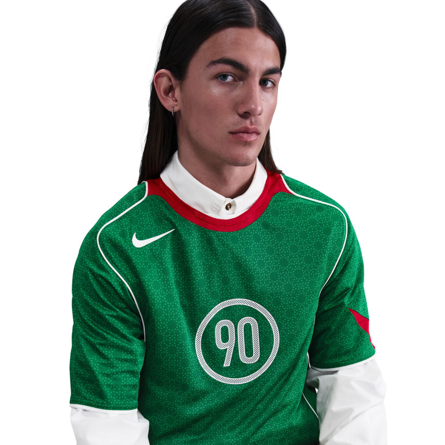 Maillot Nike T90 vert rouge