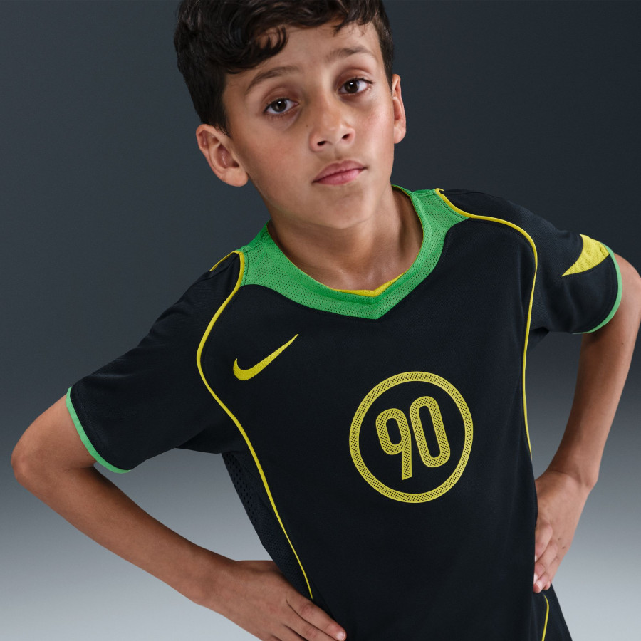 Maillot junior Nike T90 noir jaune