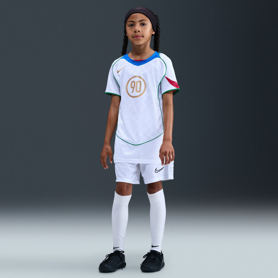 Maillot junior Nike T90 blanc vert