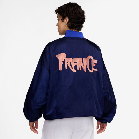 Veste bomber Femme Equipe de France 2025 bleu
