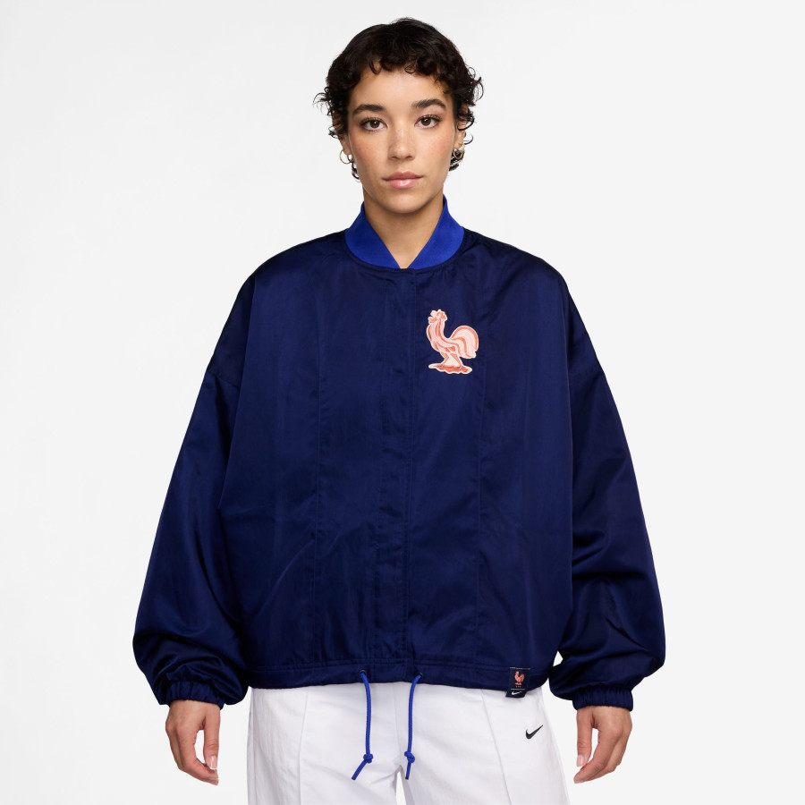 Veste bomber Femme Equipe de France 2025 bleu