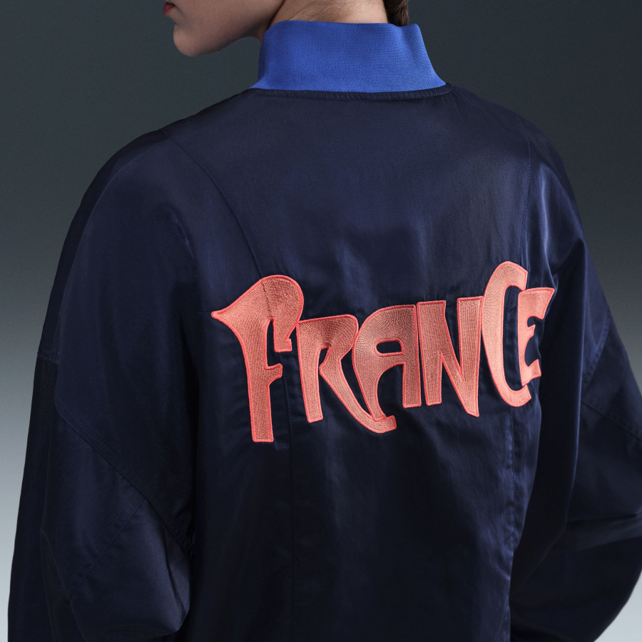 Veste bomber Femme Equipe de France 2025 bleu