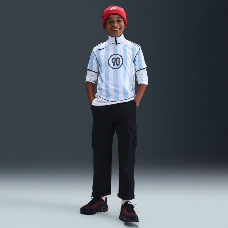 Maillot junior Nike T90 blanc bleu