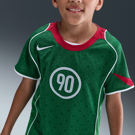 Maillot junior Nike T90 vert rouge
