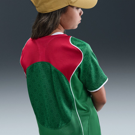 Maillot junior Nike T90 vert rouge