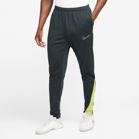 Pantalon survêtement Nike Therma-Fit gris jaune