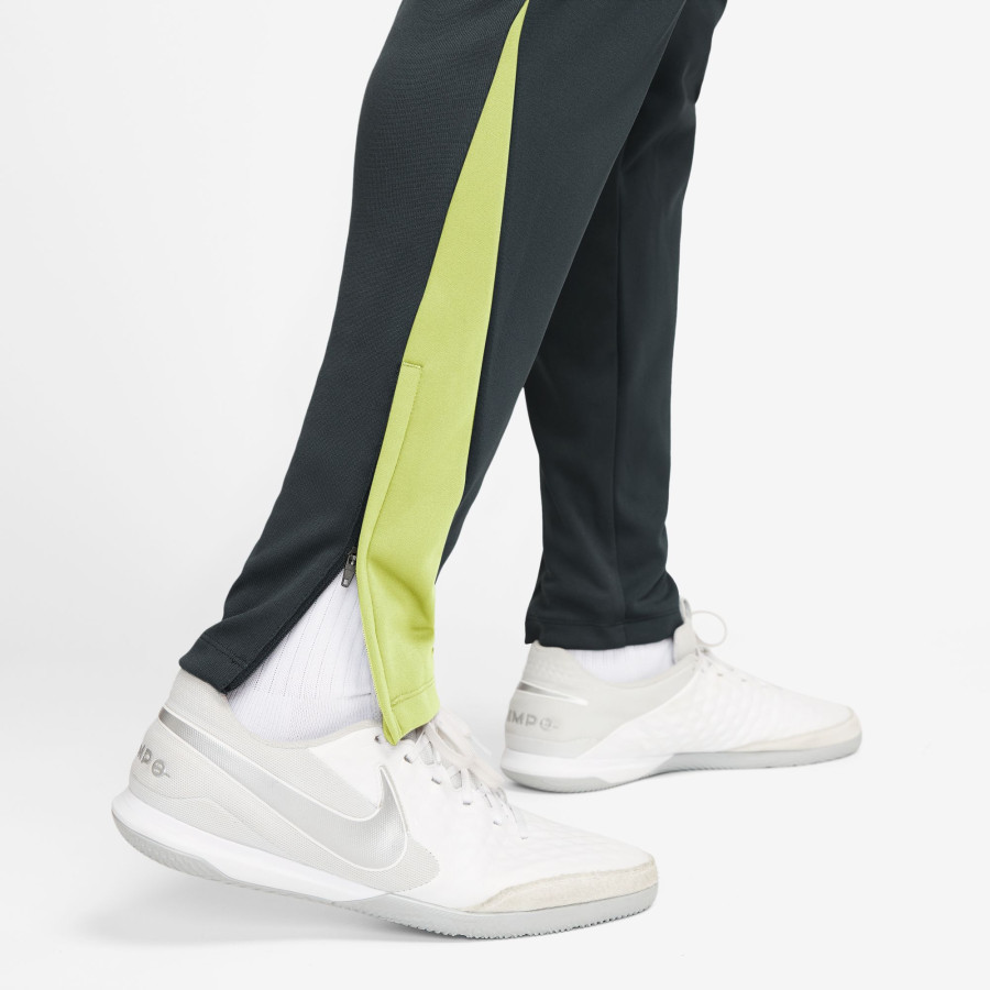 Pantalon survêtement Nike Therma-Fit gris jaune