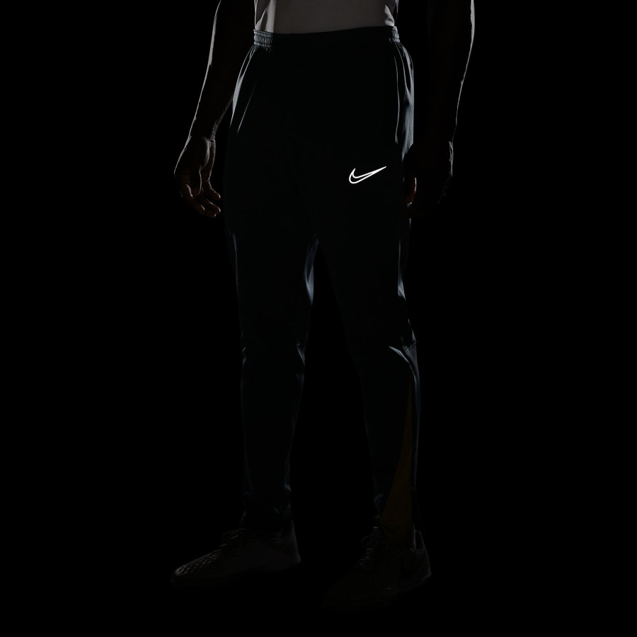 Pantalon survêtement Nike Therma-Fit gris jaune