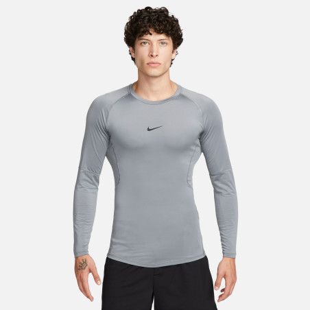 Sous-maillot manches longues Nike Pro gris