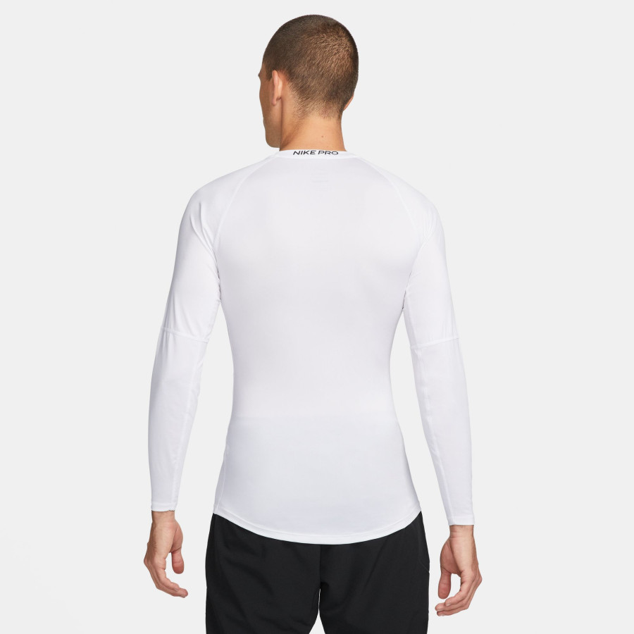 Sous-maillot manches longues Nike Pro blanc