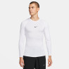 Sous-maillot manches longues Nike Pro blanc