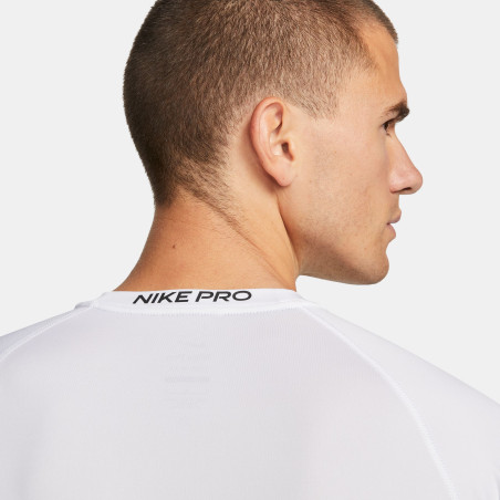 Sous-maillot manches longues Nike Pro blanc