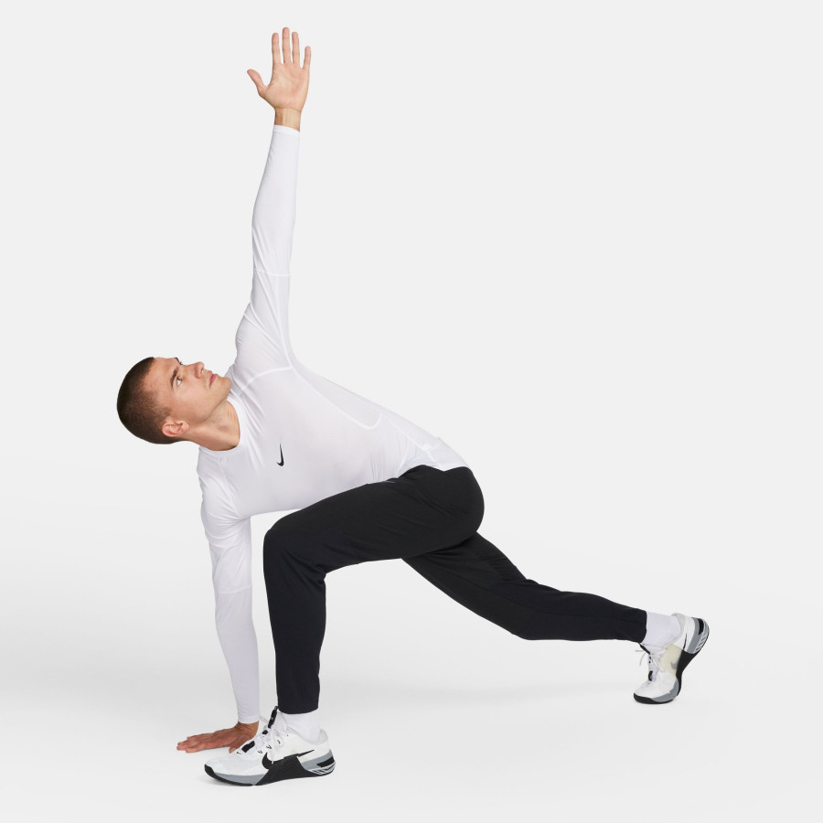 Sous-maillot manches longues Nike Pro blanc