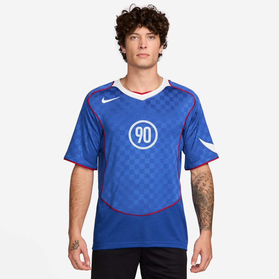 Maillot Nike T90 bleu blanc