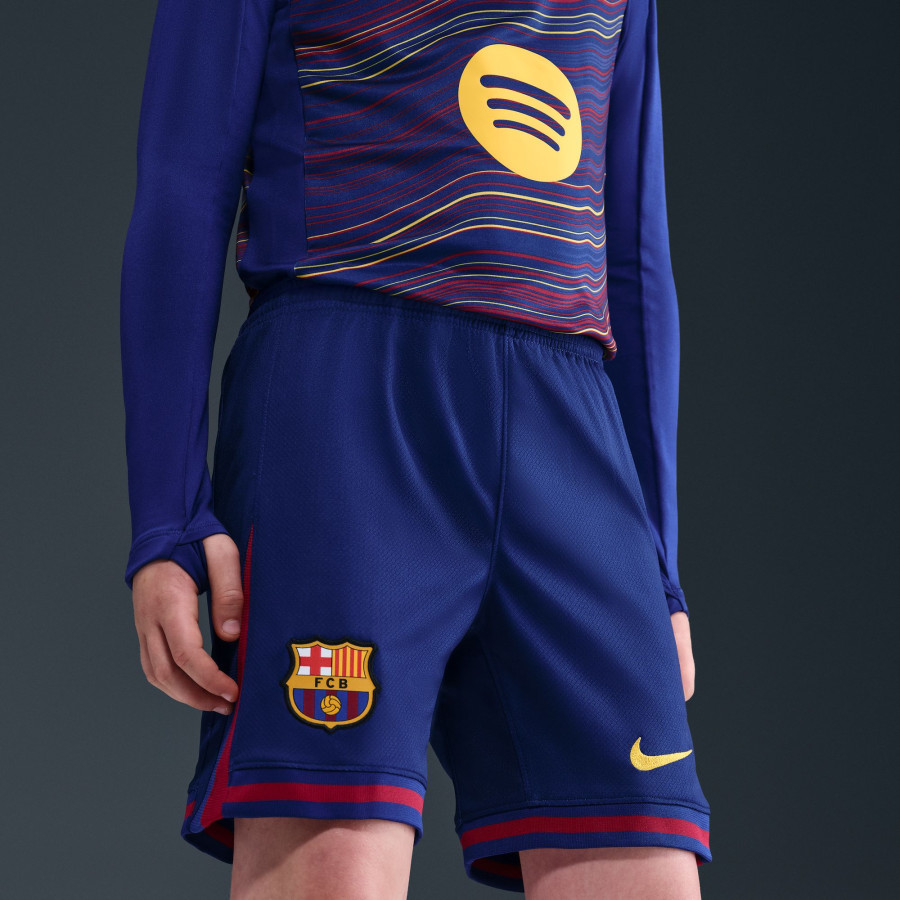 Short junior FC Barcelone domicile 2025/26