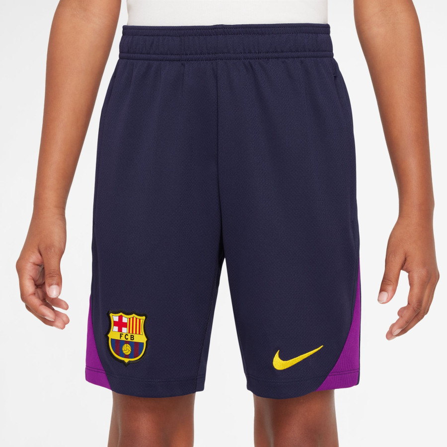 Short entraînement junior FC Barcelone Strike bleu