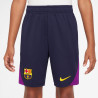 Short entraînement junior FC Barcelone Strike bleu