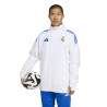 Veste imperméable Real Madrid blanc bleu