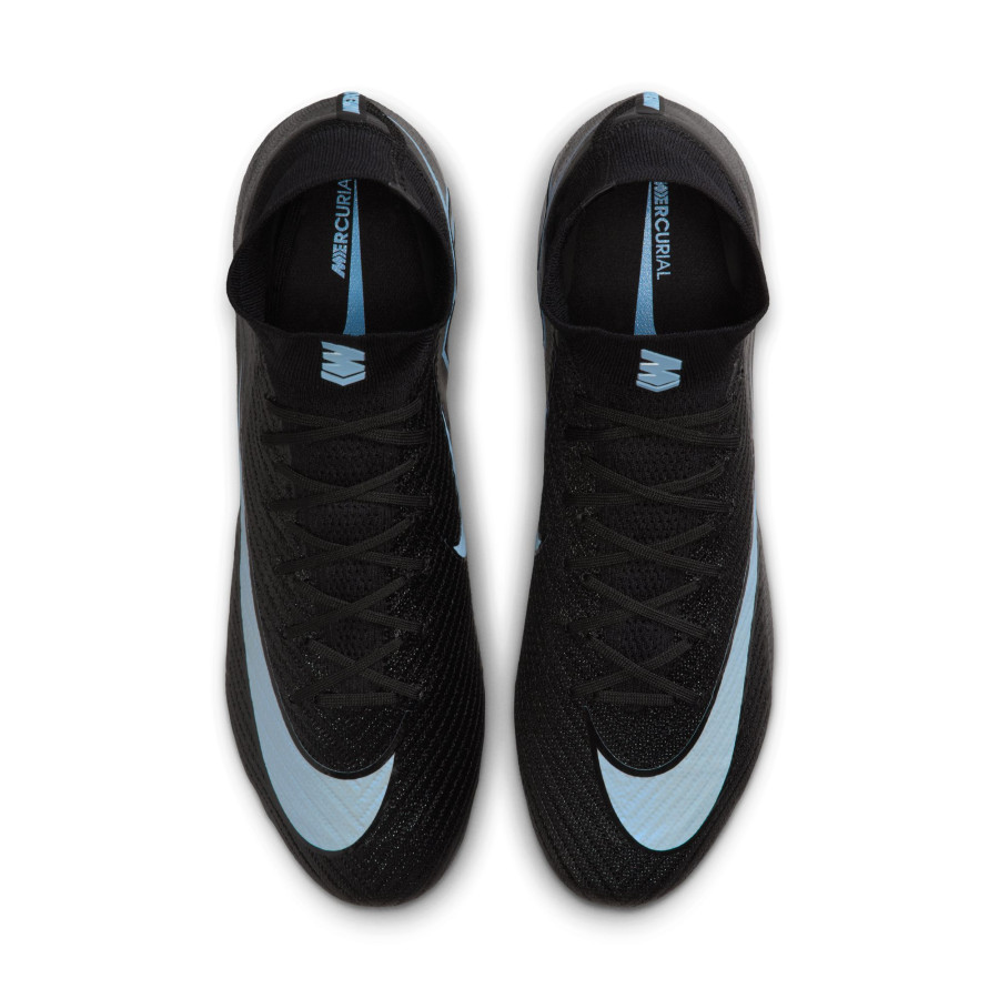 Nike Air Zoom Mercurial Superfly 10 Elite FG noir bleu
