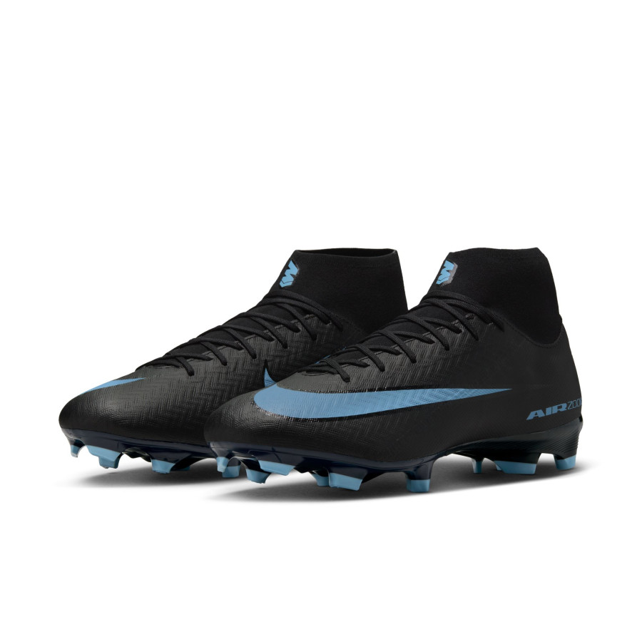 Nike Air Zoom Mercurial Superfly 10 Academy FG/MG noir bleu