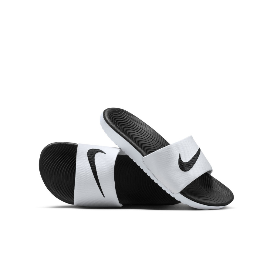 Sandales junior Nike Kawa blanc noir