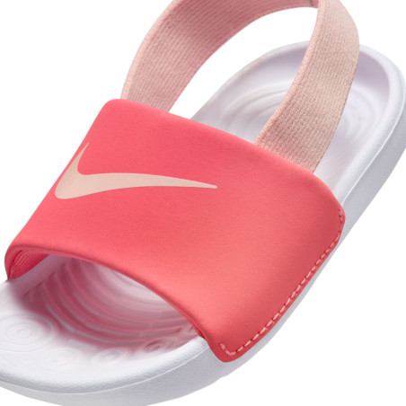 Sandales junior Nike Kawa blanc rose